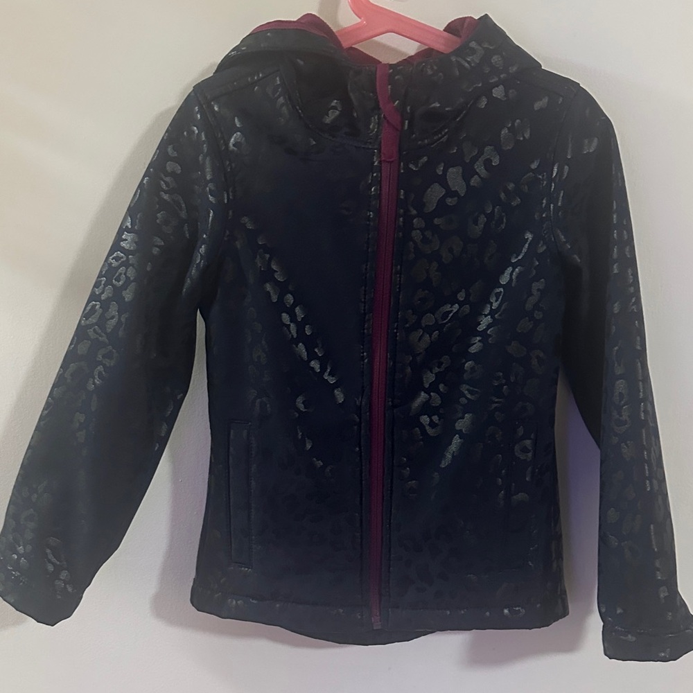 Athletic Works Black and Pink Kids Jacket